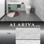کاشی طوسی روشن 30×60 آلاریا برای سرویس بهداشتی آرتی سرام